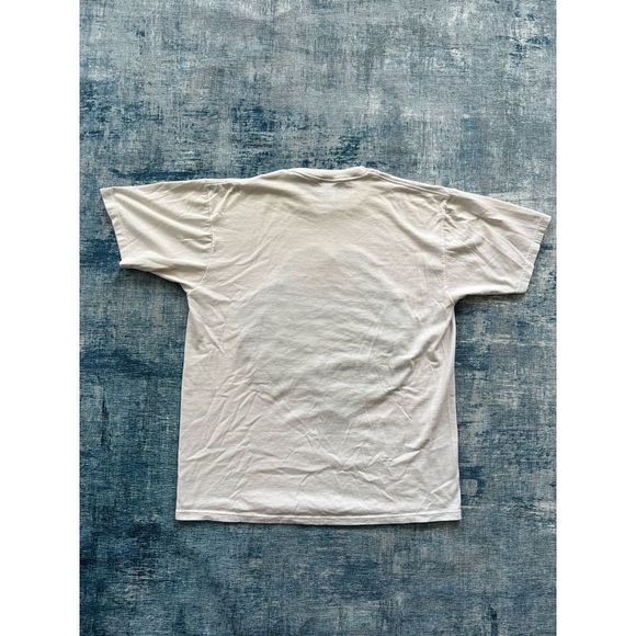 Vintage 90s Handmade Irish Shamrock Tee w Ribbon Large - Picture 2 of 11